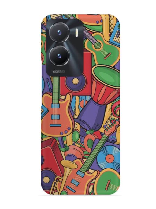 Colorful Music Art Snap Case for Vivo T2X (5G)