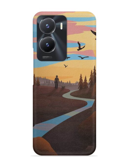 Natural Landscape Art Snap Case for Vivo T2X (5G)