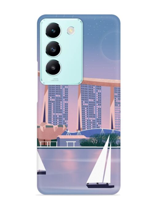 Singapore Scenery Architecture Snap Case for Vivo T3 (5G) Zapvi