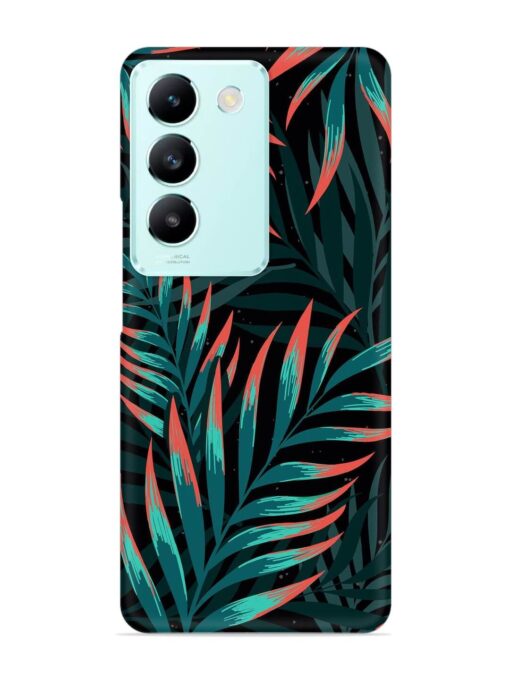 Green Leaf Art Snap Case for Vivo T3 (5G) Zapvi