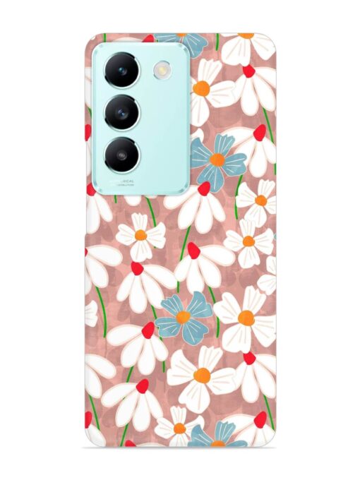 Abstract Petal Flowers Snap Case for Vivo T3 (5G)