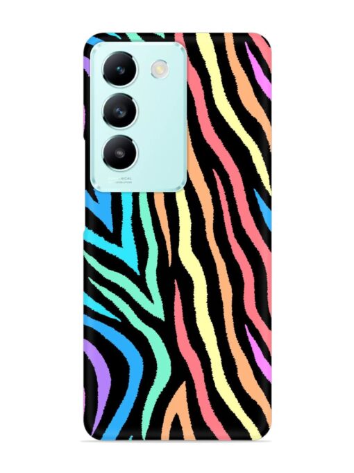 Colorful Abstract Zebra Snap Case for Vivo T3 (5G)