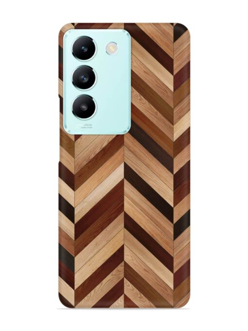 Seamless Wood Parquet Snap Case for Vivo T3 (5G) Zapvi