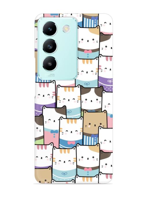 Cute Adorable Cat Snap Case for Vivo T3 (5G)