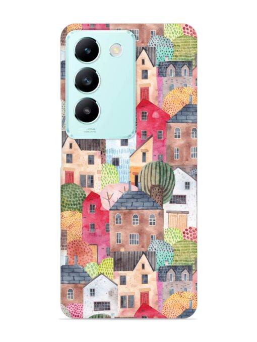 Abstract Seamless Pattern Snap Case for Vivo T3 (5G)