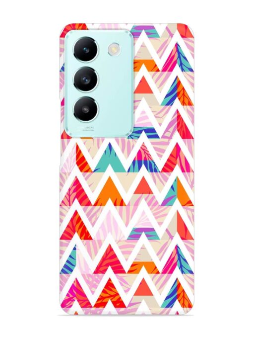 Abstract Triangle Background Snap Case for Vivo T3 (5G)