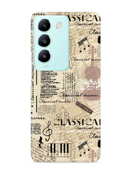 Classical Music Lpattern Snap Case for Vivo T3 (5G)