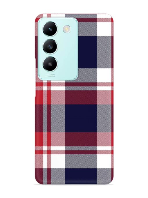 Classic Plaid Tartan Snap Case for Vivo T3 (5G) Zapvi