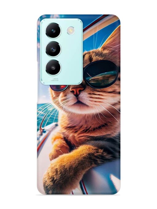 Cat In Style Snap Case for Vivo T3 (5G) Zapvi