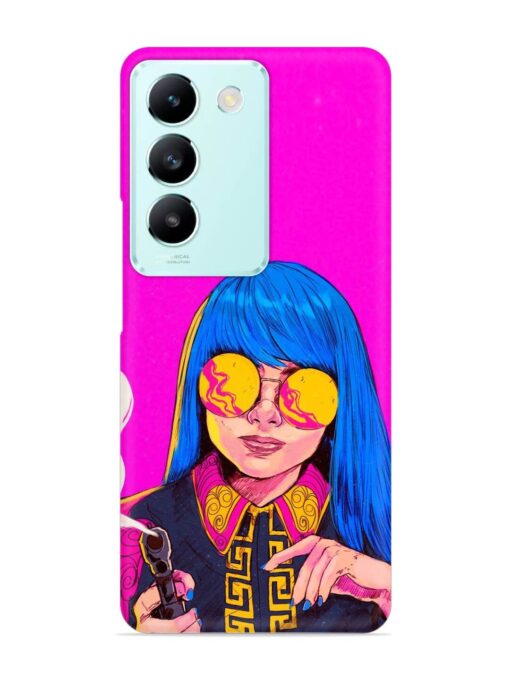 Aesthetic Anime Girl Snap Case for Vivo T3 (5G) Zapvi