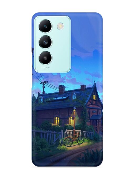 Beautiful Village House Snap Case for Vivo T3 (5G)