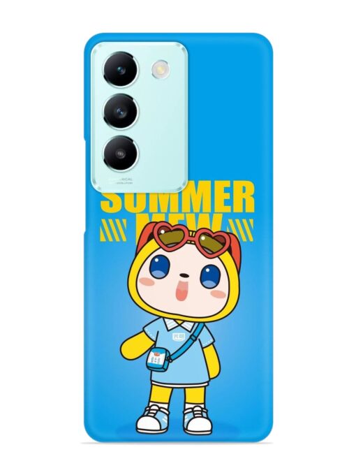 Summer Mew Cartoon Snap Case for Vivo T3 (5G) Zapvi