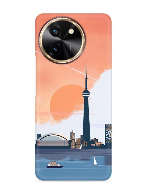 Toronto Canada Snap Case for Vivo T3X (5G)