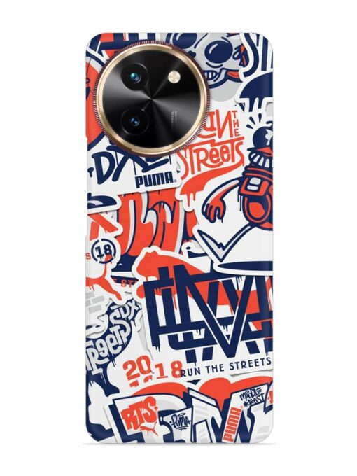 Run The Street Snap Case for Vivo T3X (5G) Zapvi