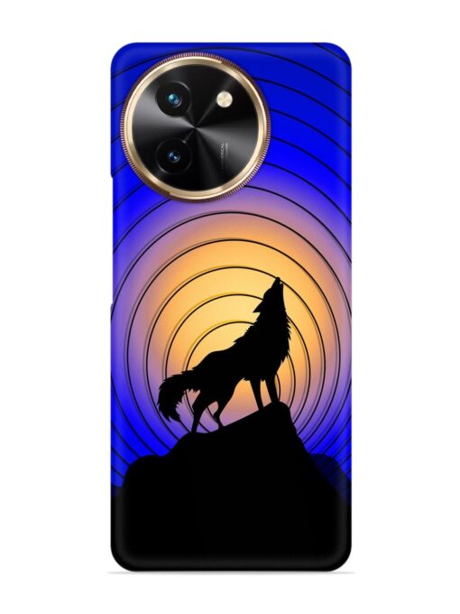 Fox Roaring Design Snap Case for Vivo T3X (5G) Zapvi