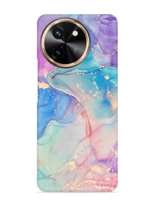 Alcohol Ink Colors Snap Case for Vivo T3X (5G) Zapvi