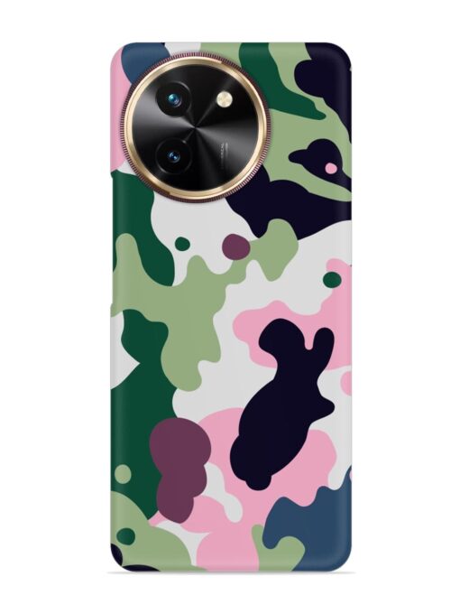 Seamless Funky Camouflage Snap Case for Vivo T3X (5G) Zapvi