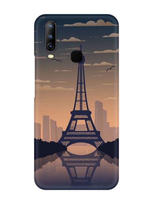 France Paris Eiffel Tower Gradient Snap Case for Vivo U10 Zapvi