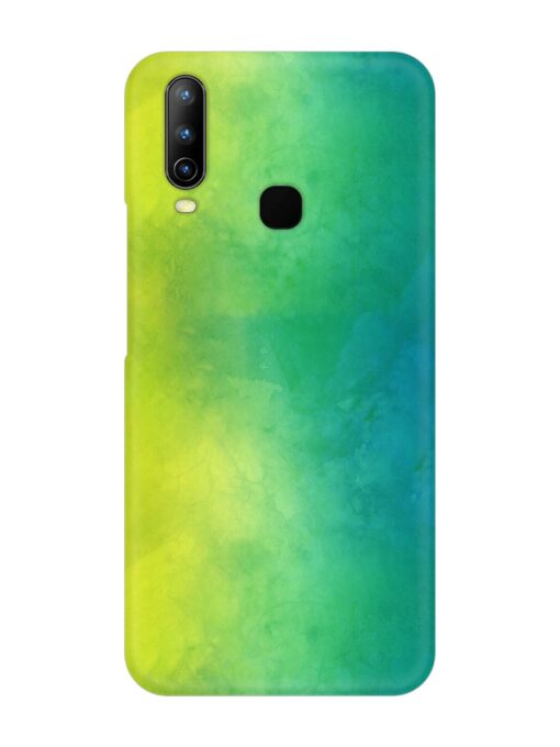 Yellow Green Gradient Snap Case for Vivo U10 Zapvi