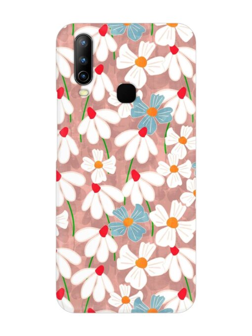 Abstract Petal Flowers Snap Case for Vivo U10 Zapvi