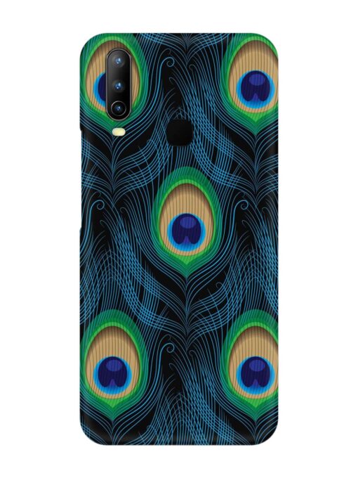 Seamless Pattern Peacock Snap Case for Vivo U10 Zapvi