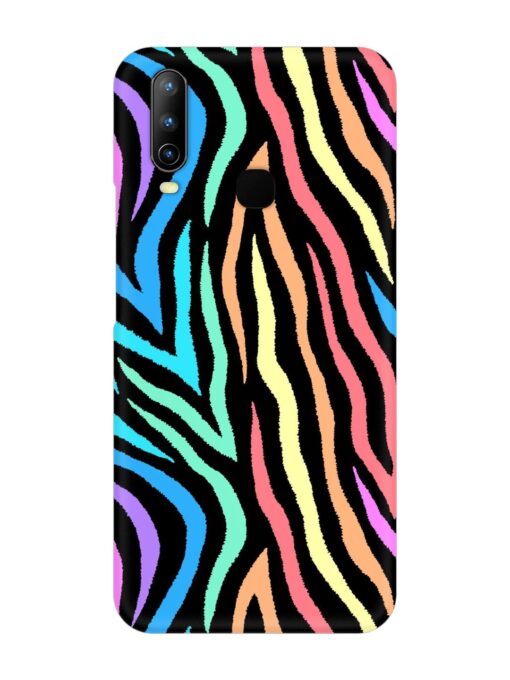 Colorful Abstract Zebra Snap Case for Vivo U10 Zapvi