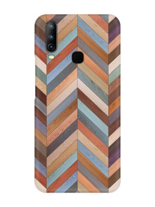 Seamless Wood Parquet Snap Case for Vivo U10 Zapvi