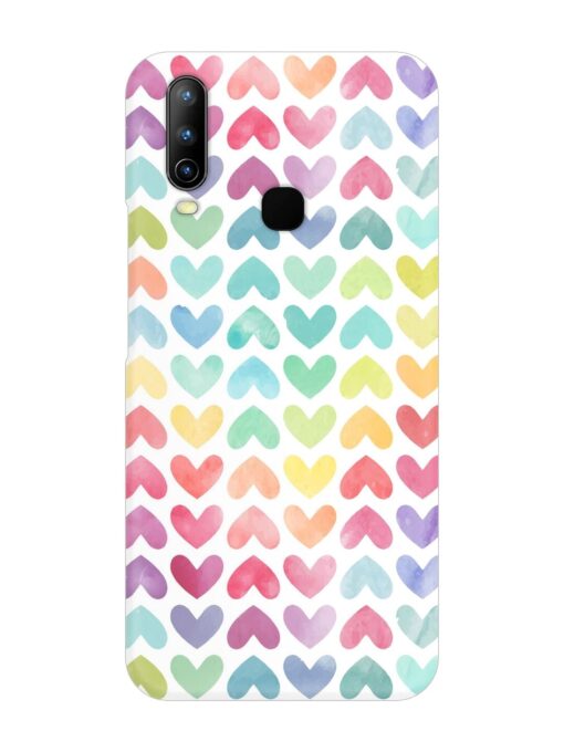 Seamless Colorful Watercolor Snap Case for Vivo U10 Zapvi