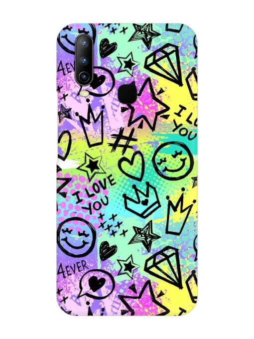 Bright Seamless Pattern Snap Case for Vivo U10 Zapvi