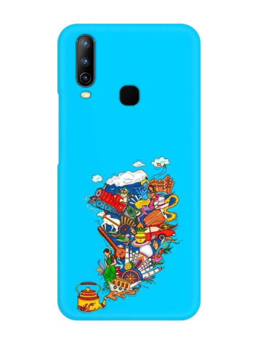 Vector Design Indian Snap Case for Vivo U10 Zapvi