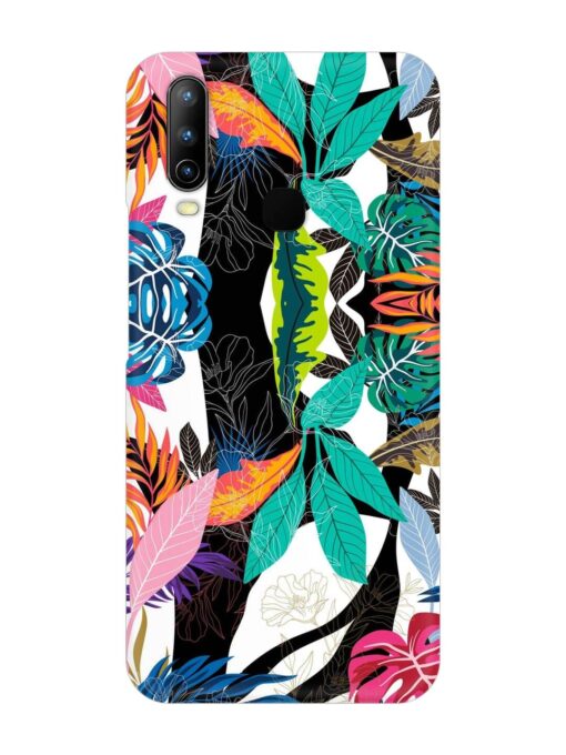 Floral Pattern Bright Snap Case for Vivo U10 Zapvi