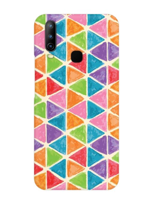 Seamless Colorful Isometric Snap Case for Vivo U10 Zapvi