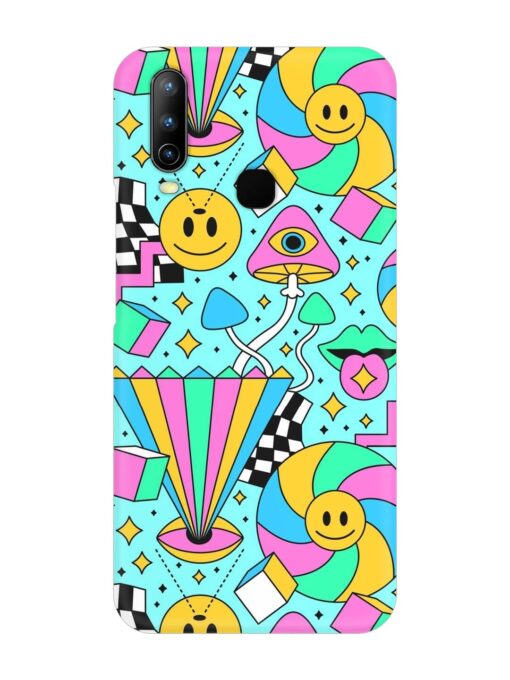 Trippy Rainbow 60S Snap Case for Vivo U10 Zapvi