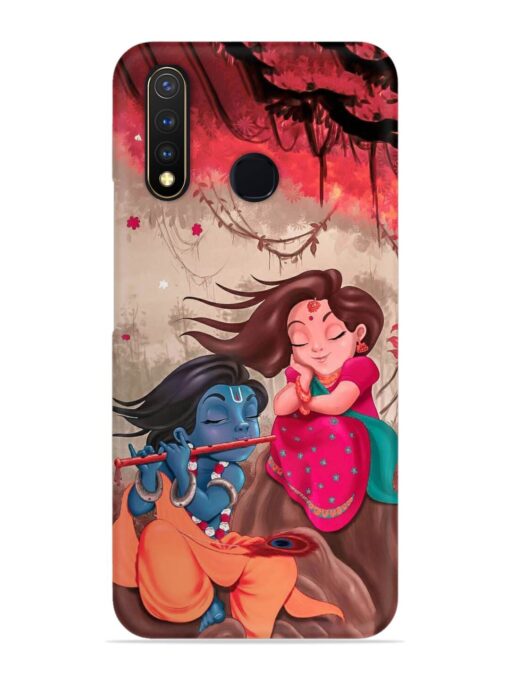 Radhe Krishna Water Art Snap Case for Vivo U20 Zapvi