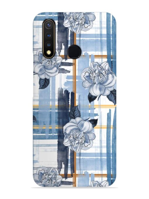 Watercolor Pattern Rose Snap Case for Vivo U20 Zapvi