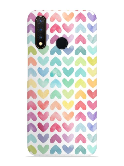 Seamless Colorful Watercolor Snap Case for Vivo U20 Zapvi