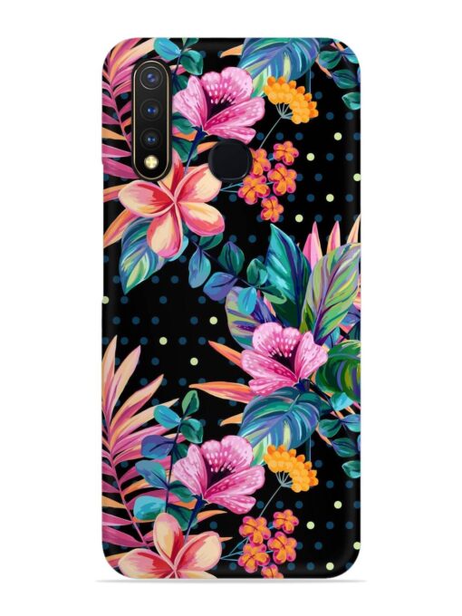 Seamless Floral Pattern Snap Case for Vivo U20