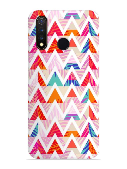 Abstract Triangle Background Snap Case for Vivo U20