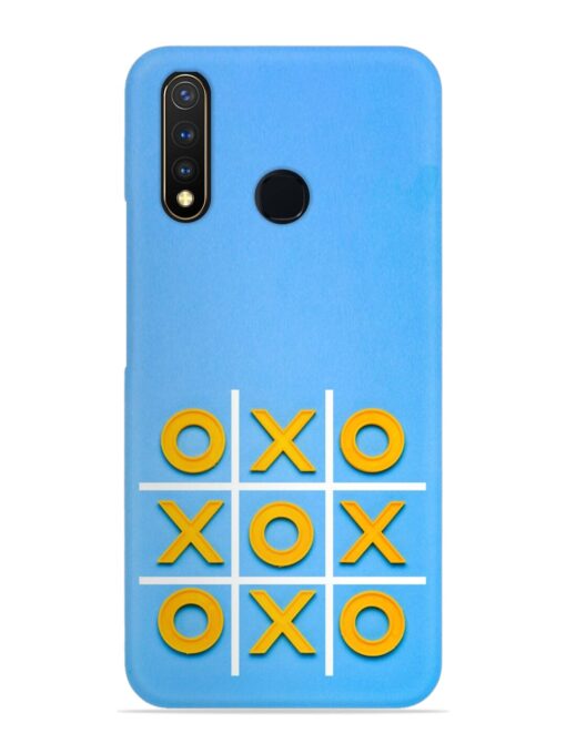 Yellow Plastic Crosses Snap Case for Vivo U20 Zapvi