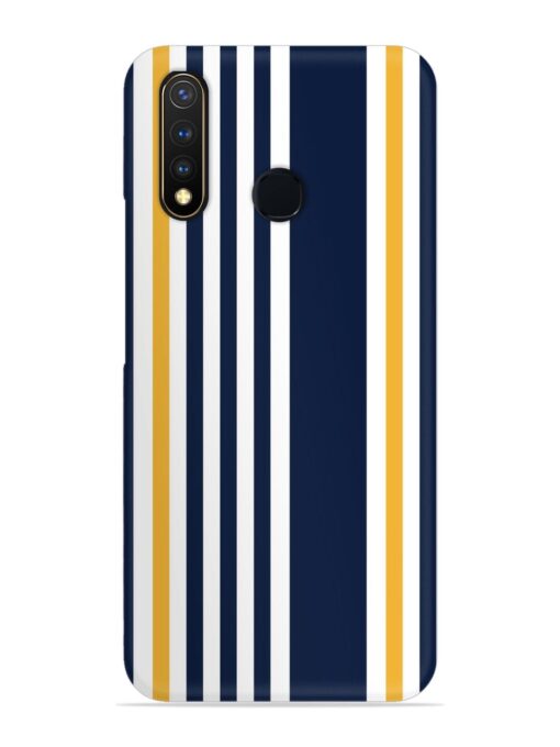 Seamless Stripe Pattern Snap Case for Vivo U20 Zapvi