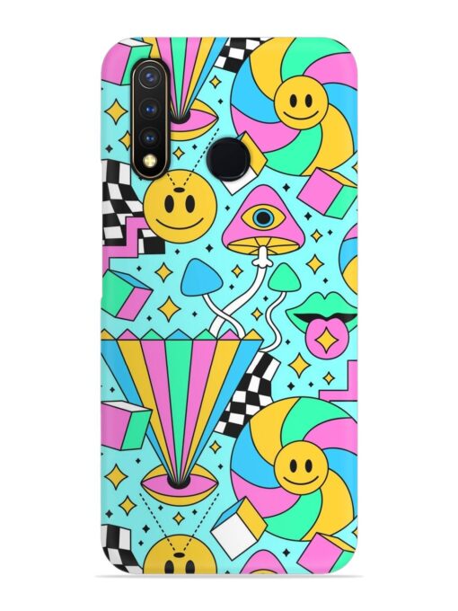 Trippy Rainbow 60S Snap Case for Vivo U20 Zapvi