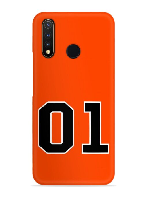 01 Number Snap Case for Vivo U20 Zapvi