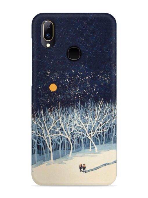 Full Moon Snowshoe Tour Snap Case for Vivo V11 Zapvi