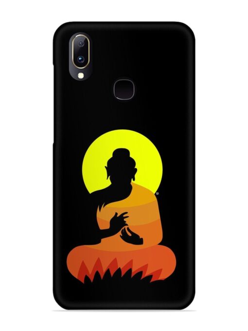 Buddha Art Black Snap Case for Vivo V11 Zapvi