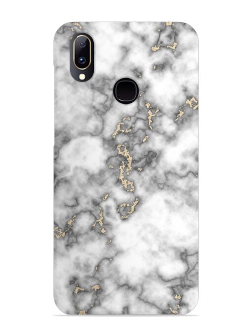 Gray And Gold Marble Snap Case for Vivo V11 Zapvi