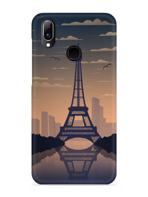 France Paris Eiffel Tower Gradient Snap Case for Vivo V11 Zapvi