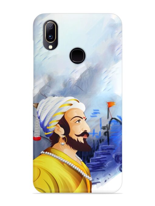 Shivaji Maharaj Color Paint Art Snap Case for Vivo V11 Zapvi