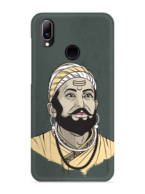 Shivaji Maharaj Vector Art Snap Case for Vivo V11 Zapvi