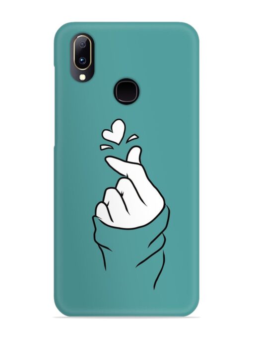 Korean Heart Sign Art Snap Case for Vivo V11 Zapvi