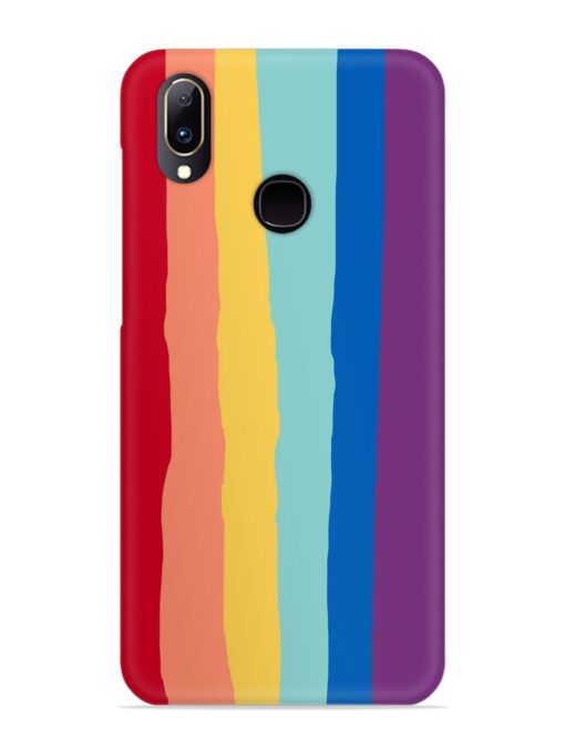 Rainbow Genuine Liquid Snap Case for Vivo V11 Zapvi